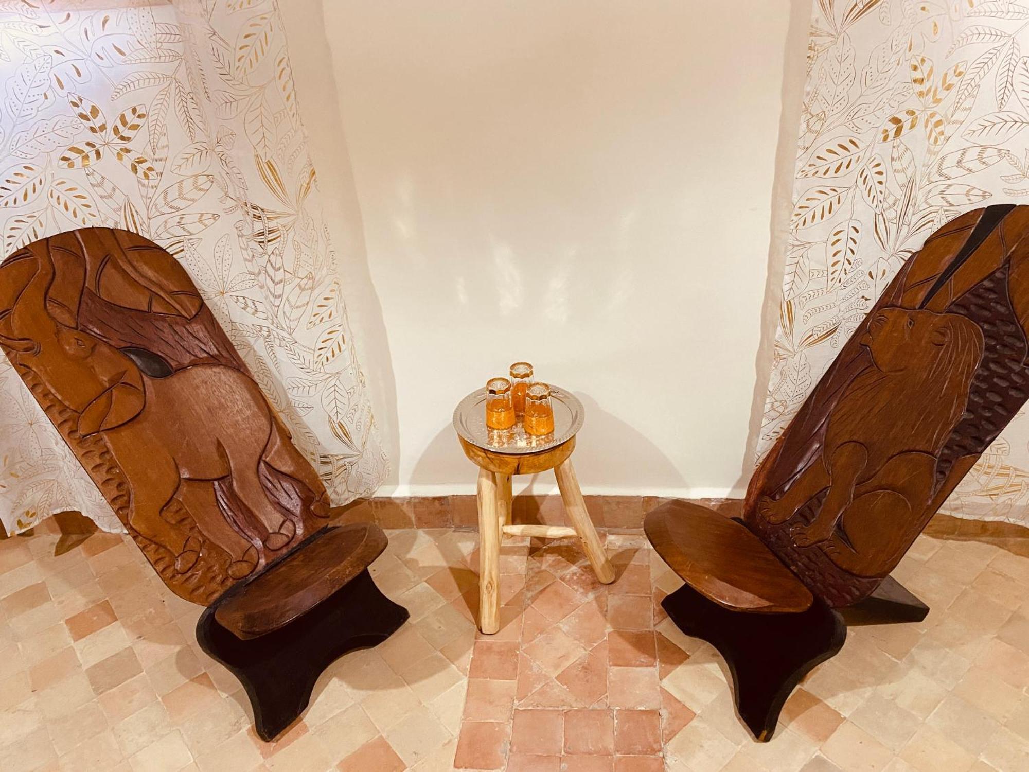 Riad & Spa Sous Le Soleil Chez Jerome Et Pamela Suite Africaine マラケシュ エクステリア 写真